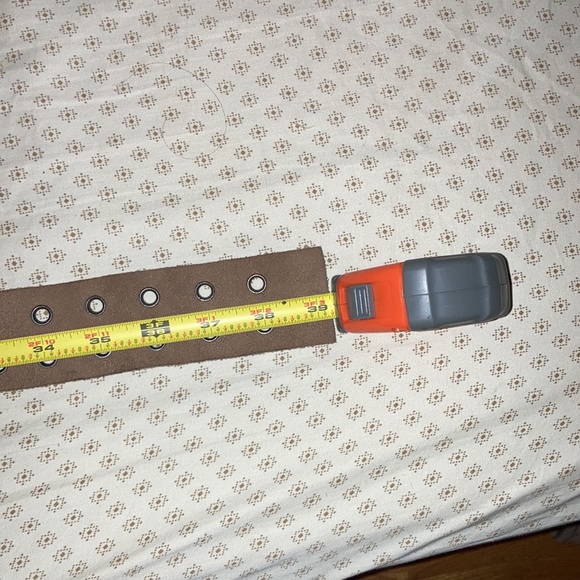 Brown Suede Belt - Picture 4 of 5